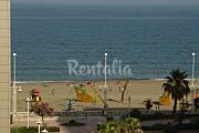 Beach front line,view to sea, 4-6 people apartment Málaga