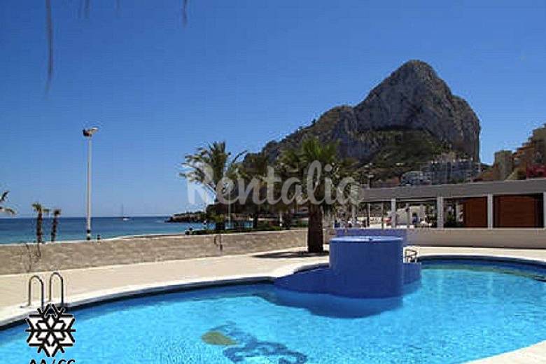 Apartamento En L Nea Con Vistas Al Mar Y Piscina Calpe Calp