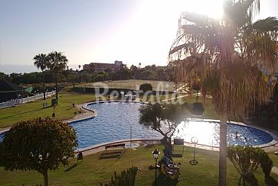 Duplex, 3 habitaciones, 1ª línea de playa- Lunamar Málaga